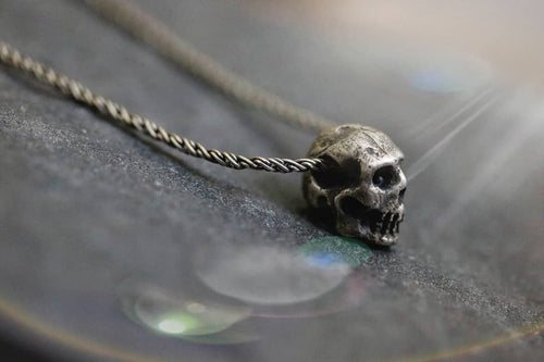 Sterling Silver Mini Skull Pendant