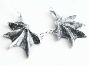 Sterling Silver Bat Wings, Fantasy Jewelry, Goth Jewelry